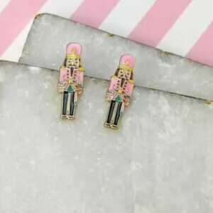 New With Packaging Nutcracker Stud Earrings